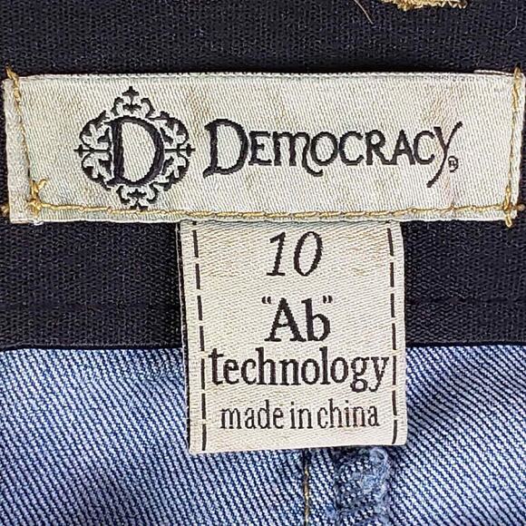 Democracy Jeans Ab Technology Women’s Skinny Size 10 Stretch High Rise - Picture 7 of 10